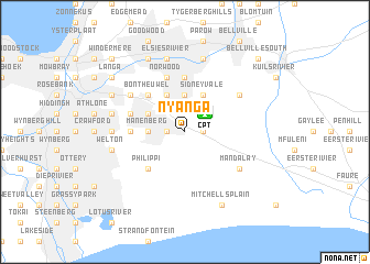 map of Nyanga