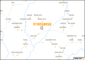 map of Nyangbasa