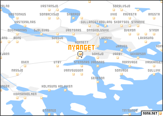 map of Nyänget