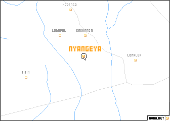 map of Nyangeya