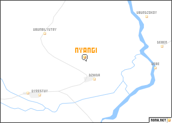 map of (( Nyangi ))