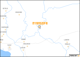 map of Nyangofa