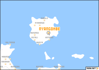 map of Nyangombe