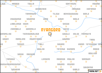 map of Nyangoro