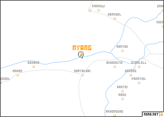 map of Nyang