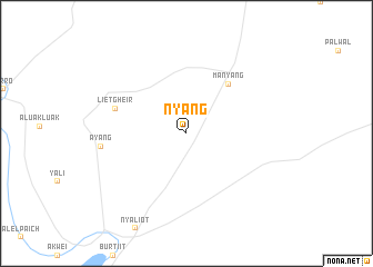 map of Nyang