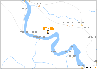 map of Nyang