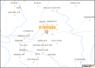 map of Nyanisos