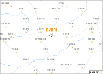 map of Nyani