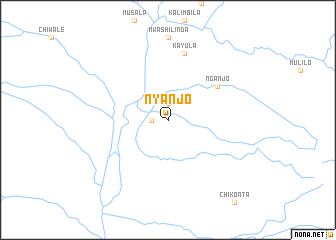 map of Nyanjo