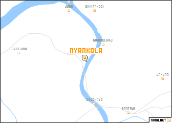 map of Nyankola