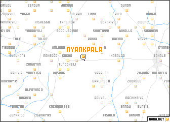 map of Nyankpala