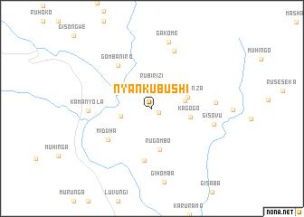 map of Nyankubushi