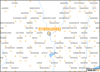 map of Nyankumasi