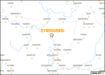 map of Nyankumasi