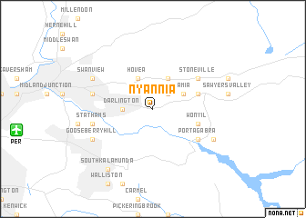 map of Nyannia