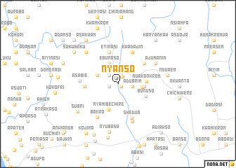 map of Nyanso