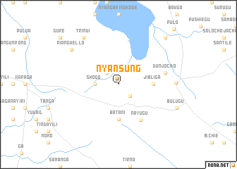 map of Nyansung