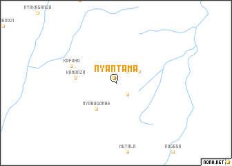 map of Nyantama