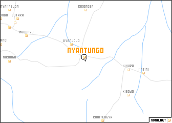 map of Nyantungo