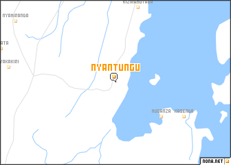 map of Nyantungu