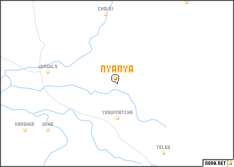 map of Nyanya