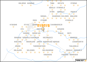 map of Nyanya