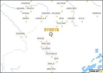 map of Nyanya