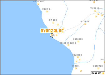 map of Nyanza-Lac