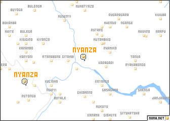 map of Nyanza