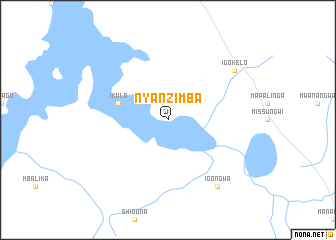 map of Nyanzimba