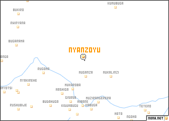map of Nyanzoyu