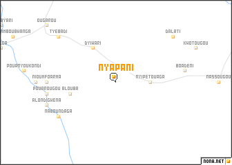 map of Nyapani