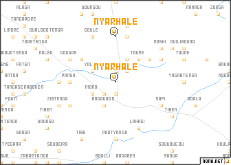 map of Nyarhalé