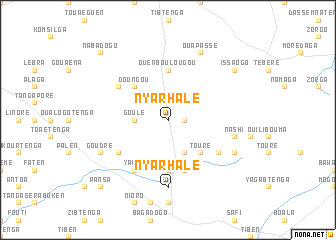 map of Nyarhalé