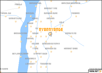 map of Nyarnyandé