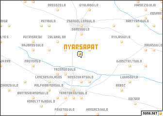 map of Nyársapát