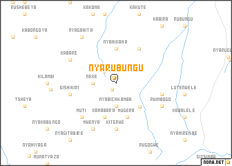 map of Nyarubungu