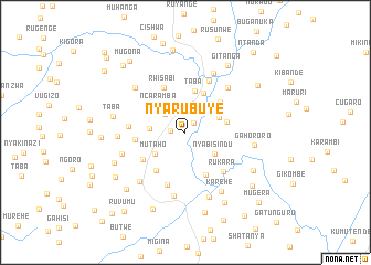 map of Nyarubuye