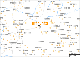 map of Nyarunazi