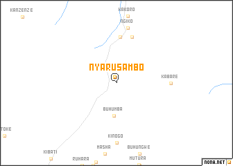 map of Nyarusambo