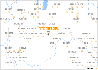 map of Nyarutovu