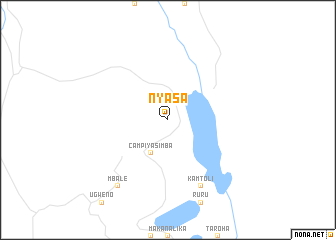 map of Nyasa