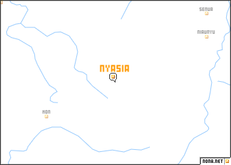 map of Nyasia