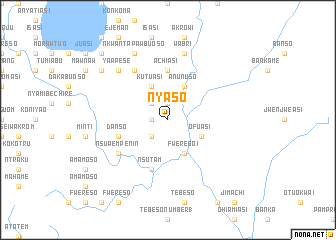 map of Nyaso