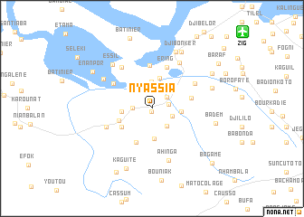 map of Nyassia