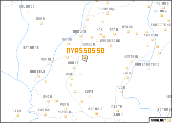 map of Nyassosso