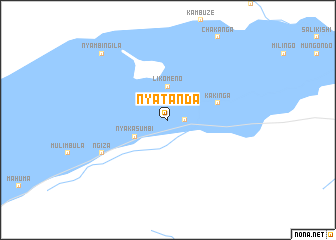 map of Nyatanda