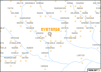 map of Nyatande
