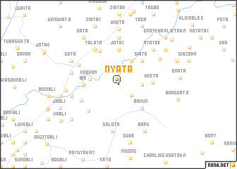 map of Nyata